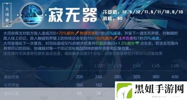 决战平安京大司命重做，全新出装攻略与实战应用